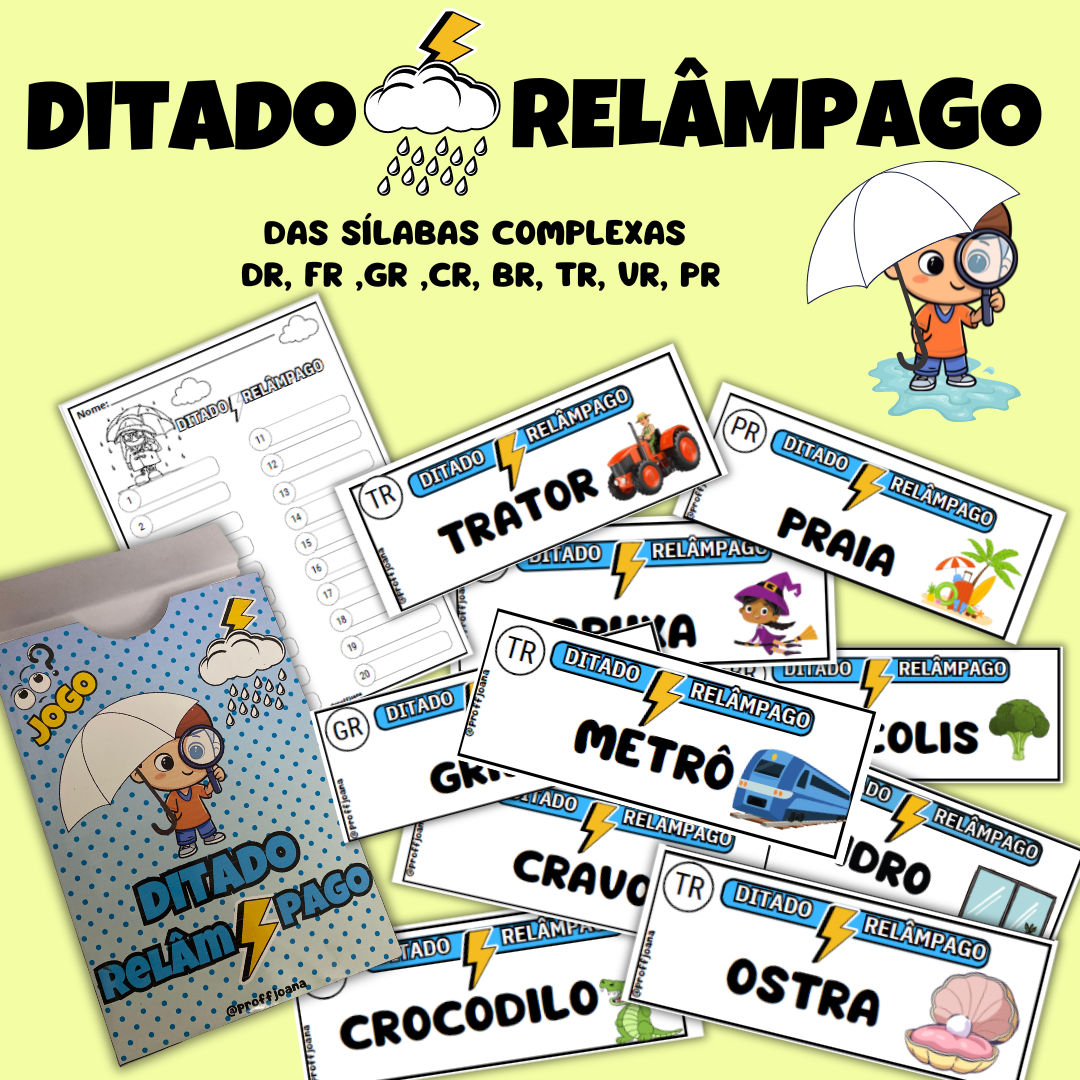 Ditado Relâmpago das sílabas complexas