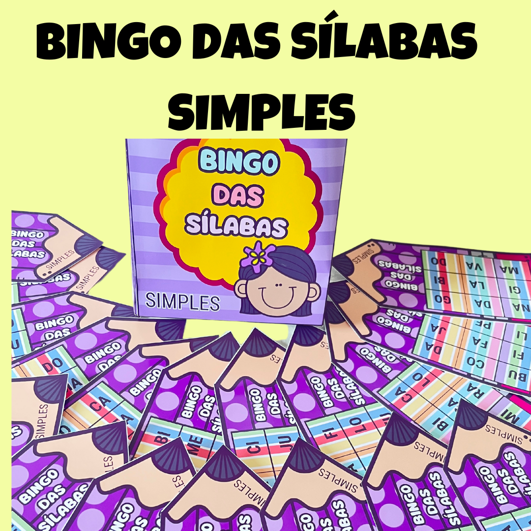 Bingo das sílabas simples