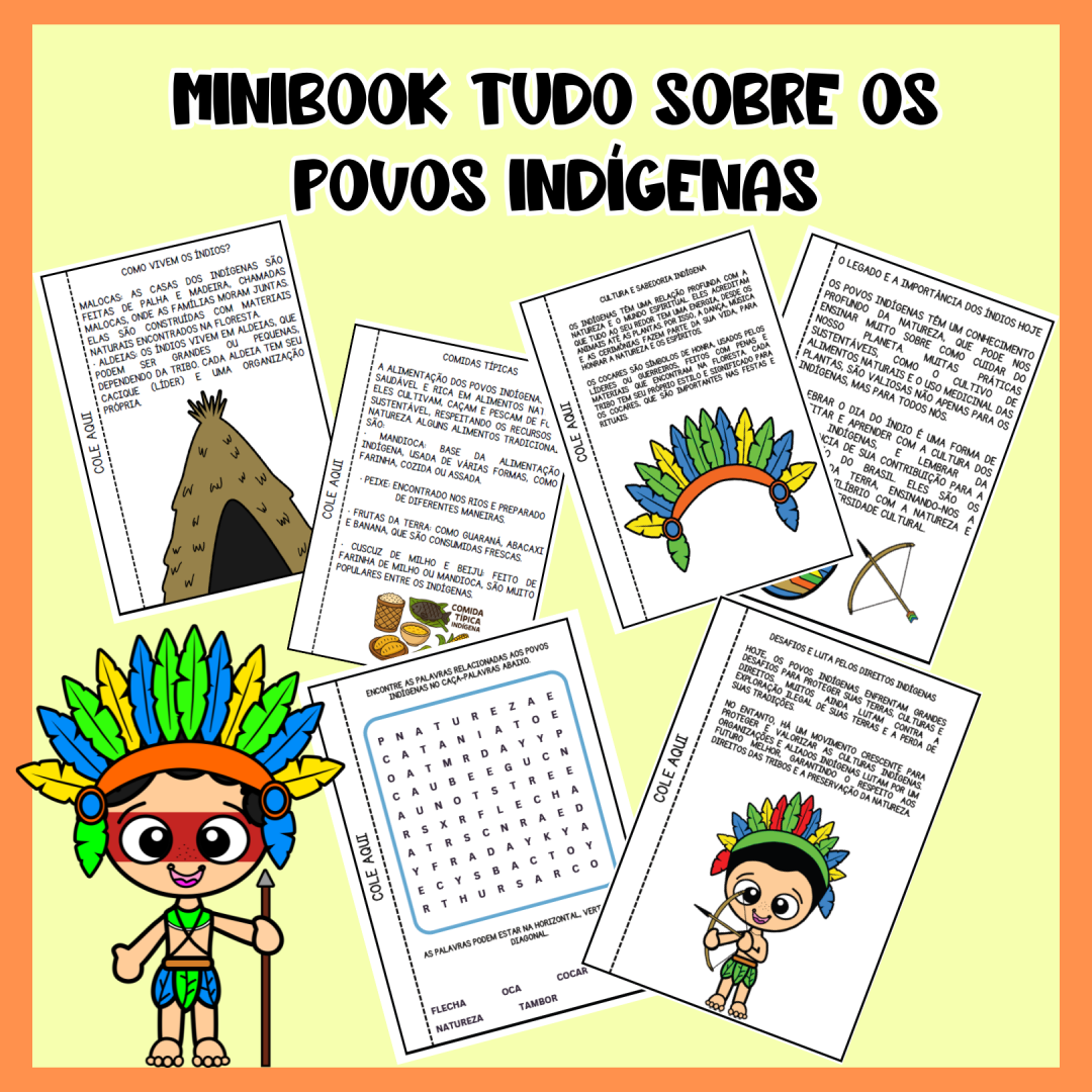 MINIBOOK tudo Sobre os povos indígenas