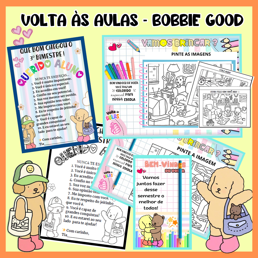 KIT Volta às aulas - Bobbie goods