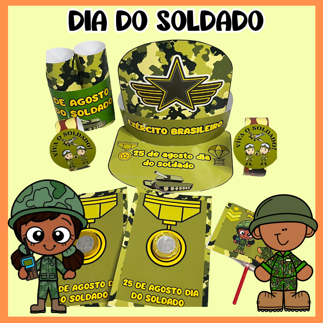 LEMBRANCINHA DIA DO SOLDADO 🎖* EDUCAÇÃO INFANTIL