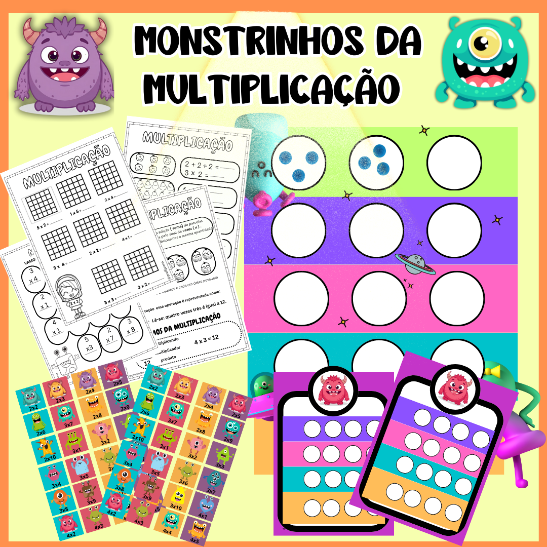 Monstrinhos da multiplicação