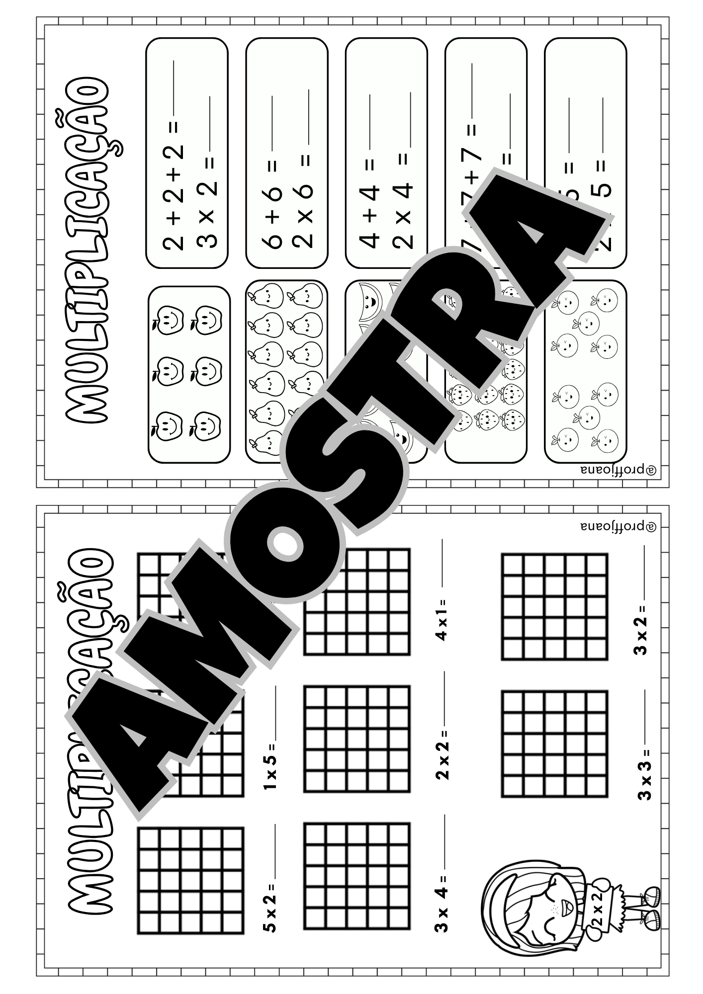mh おまとめ9点 Monstrinhos da multiplicação – Proff Joana: Recursos Pedagógicos