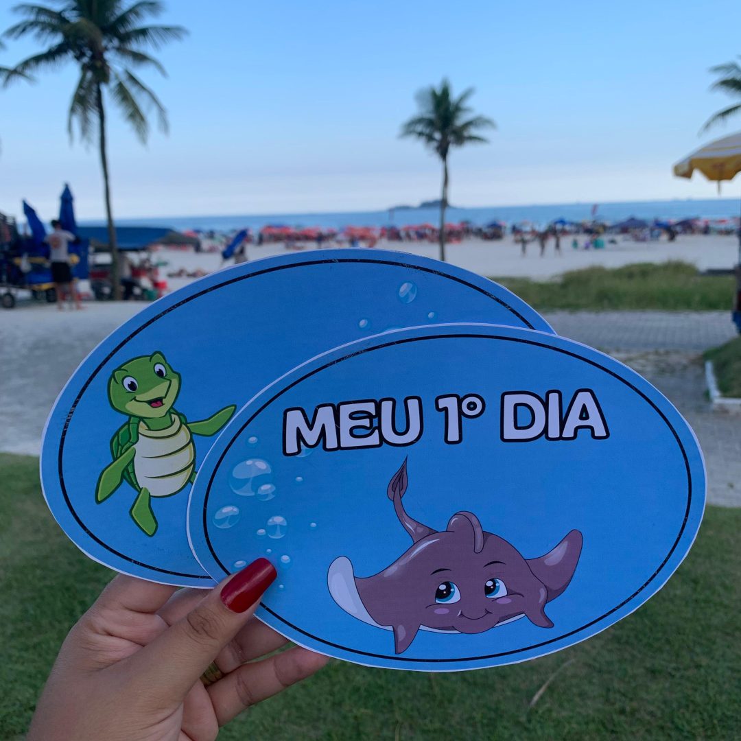 Plaquinha de foto- FUNDO DO MAR