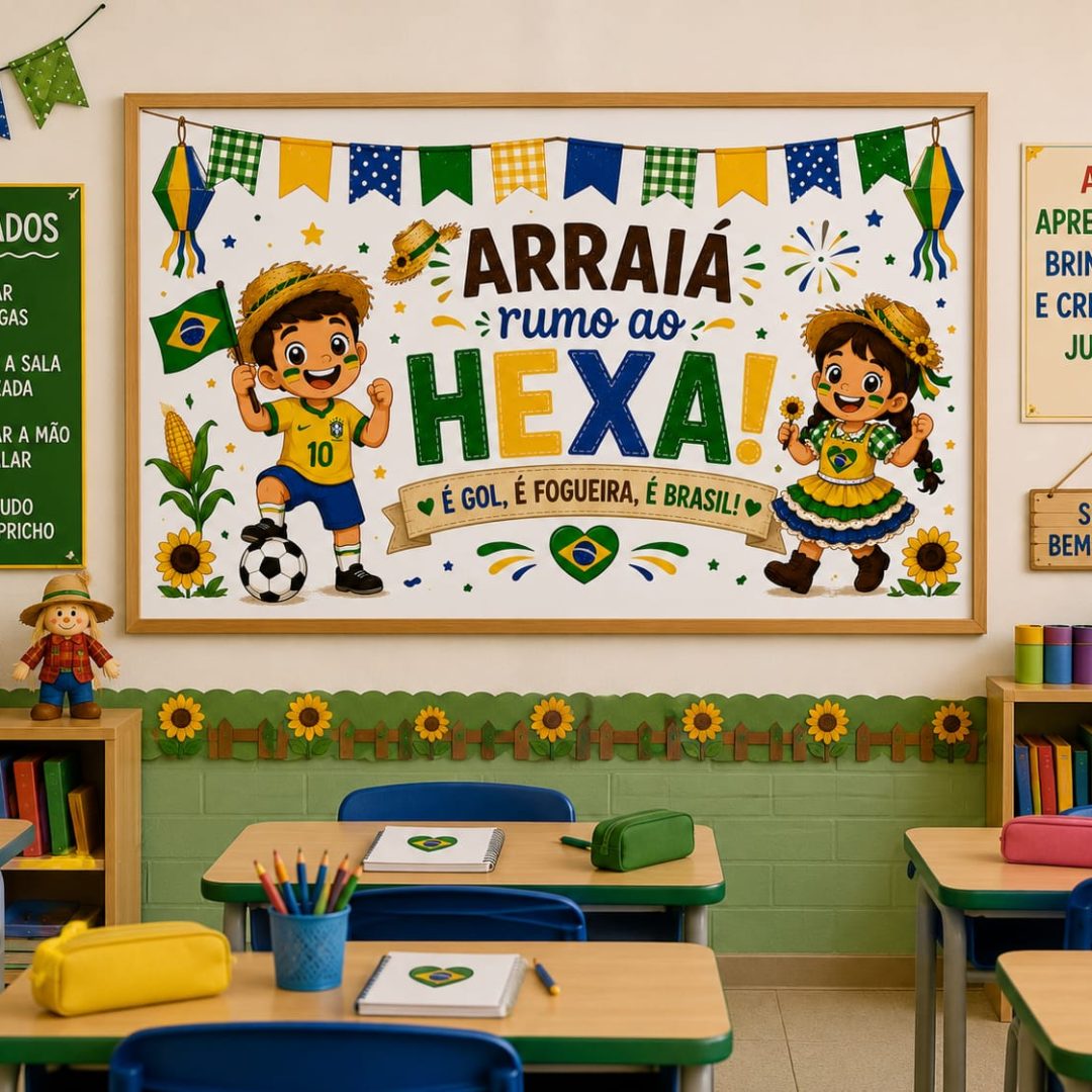 PAINEL ARRAIÁ RUMO AO HEXA!