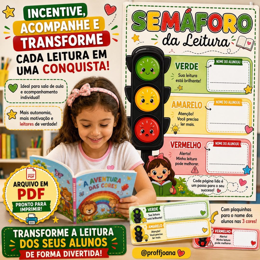 Projeto Semáforo da Leitura + Avaliação da Leitura + Carteira do Leitor