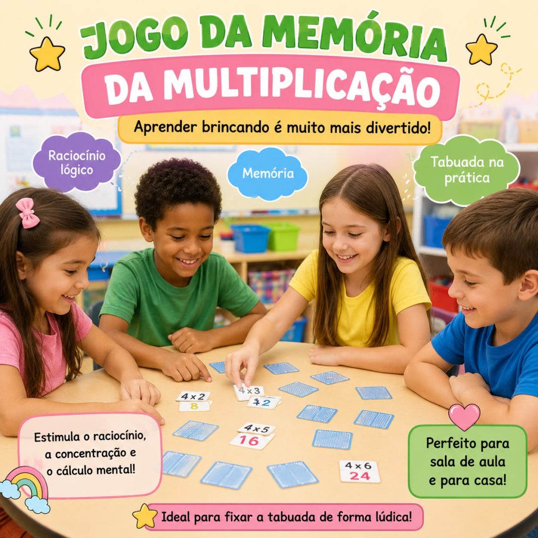 Jogo da Memória da Multiplicação