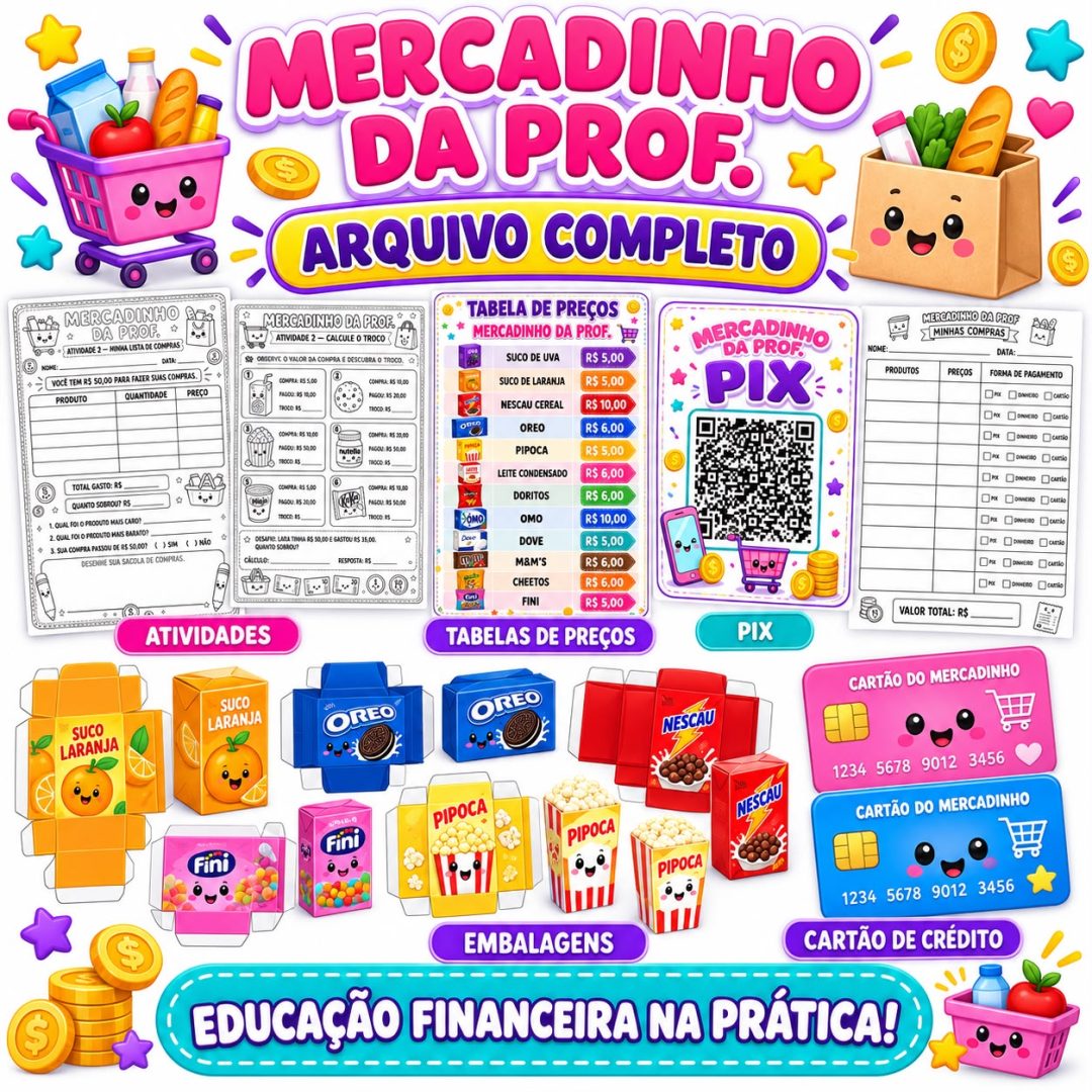 MERCADINHO DA PROF. — EDUCAÇÃO FINANCEIRA NA PRÁTICA